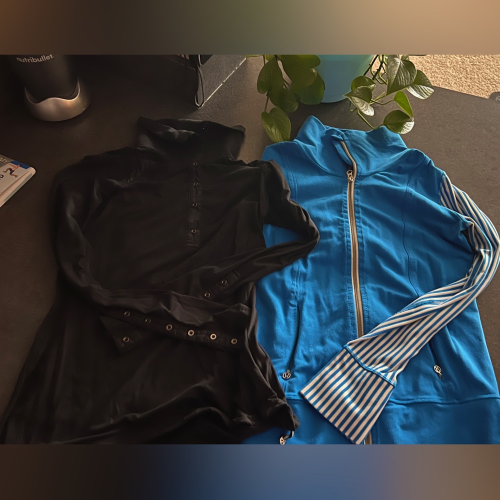 2 LULULEMON TOPS - SIZE 10